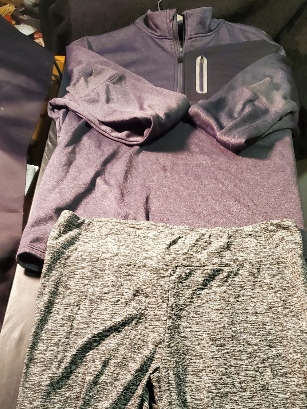 No Boundaries Gray Size XxL Leggings with Fila Sport Grey Size Xxl Windbreaker